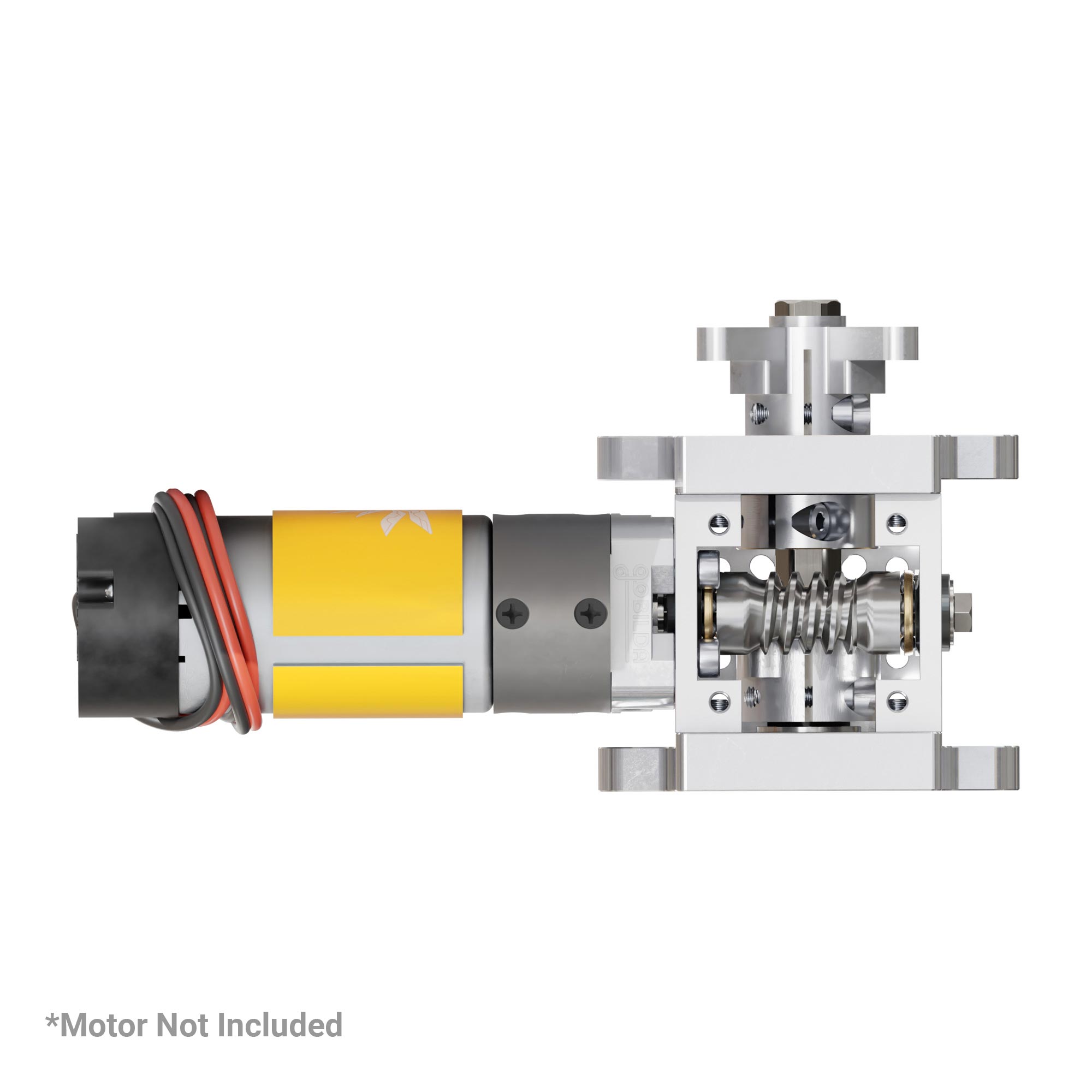 Super-Duty Worm Drive Gearbox (28:1 Ratio) - goBILDA® Super-Duty Worm Drive Gearbox (28:1 Ratio) - goBILDA®