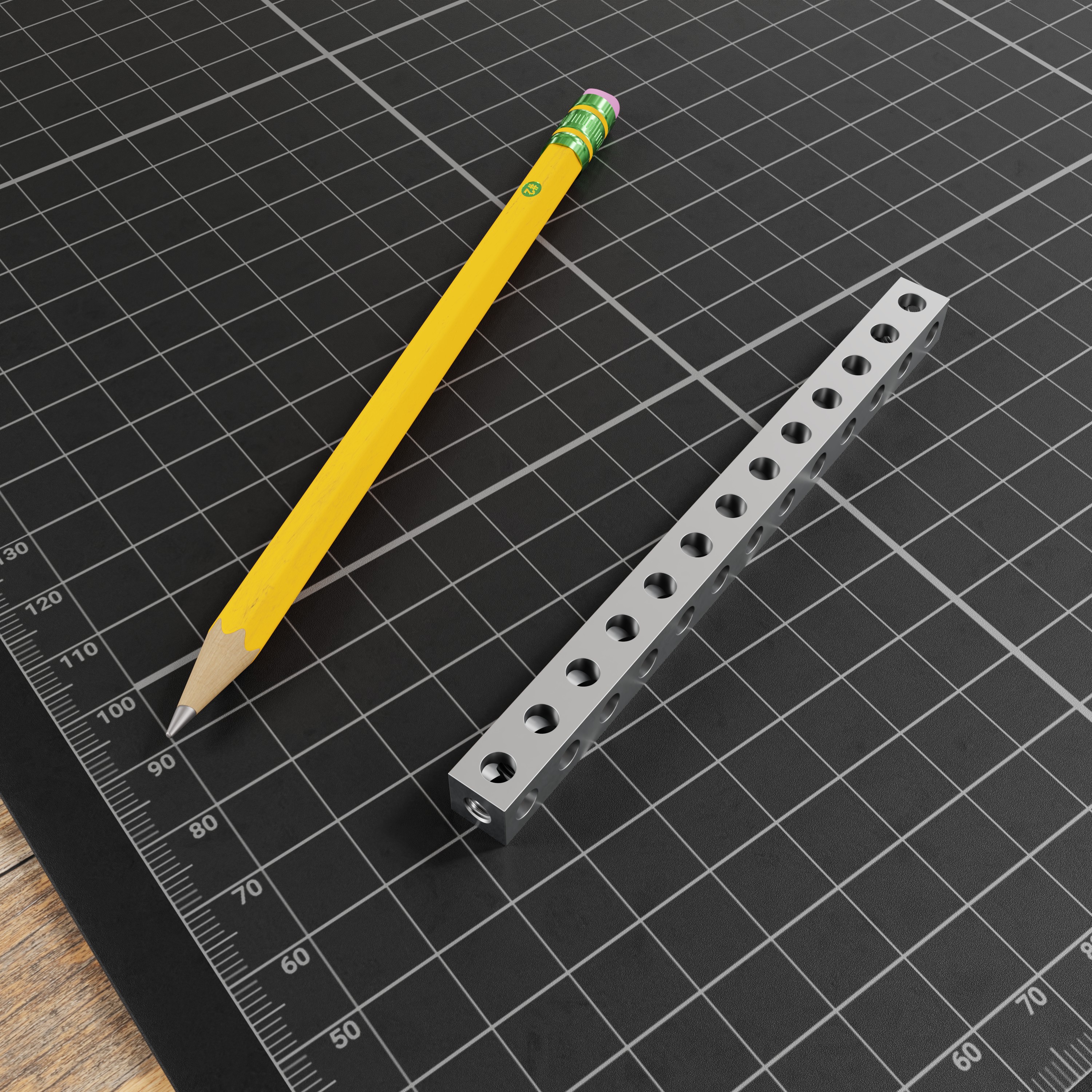 Beamページ 1106 Series Square Beam (13 Hole, 104mm Length) - goBILDA®