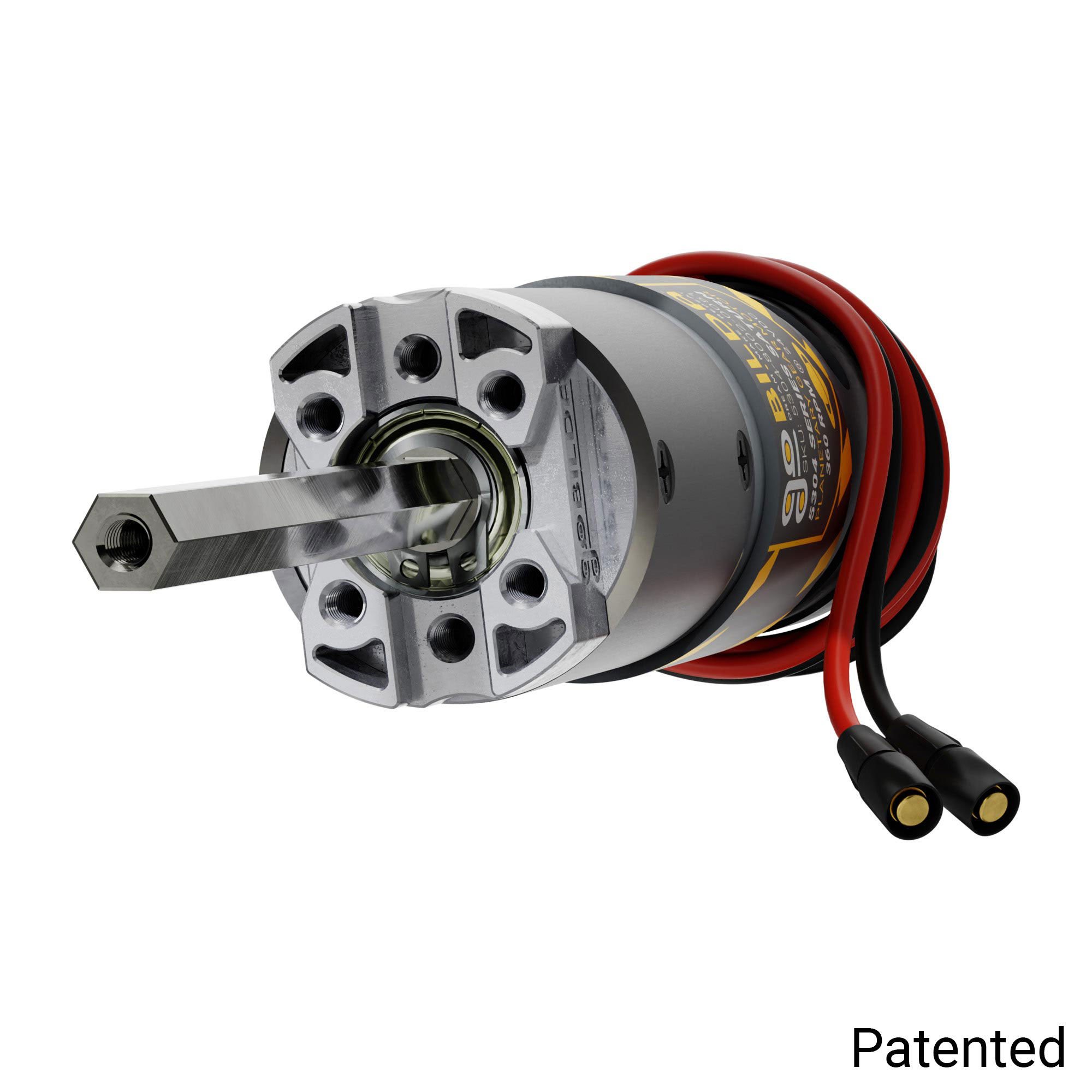 スティクノリ 5304 Series Saturn Planetary Gear Motor (50.9:1 Ratio, 80mm Length