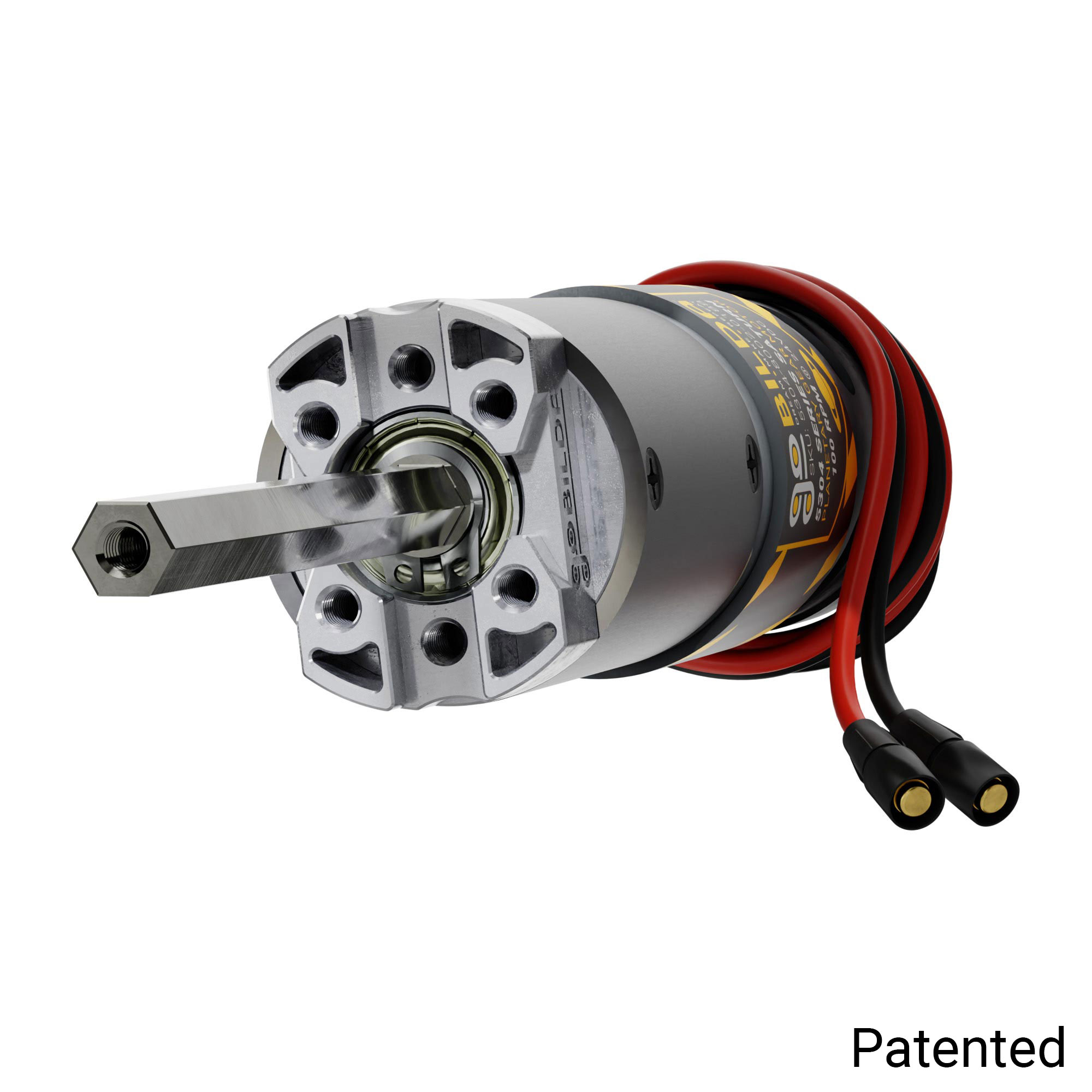 5304 Series Saturn Planetary Gear Motor (188:1 Ratio, 80mm Length
