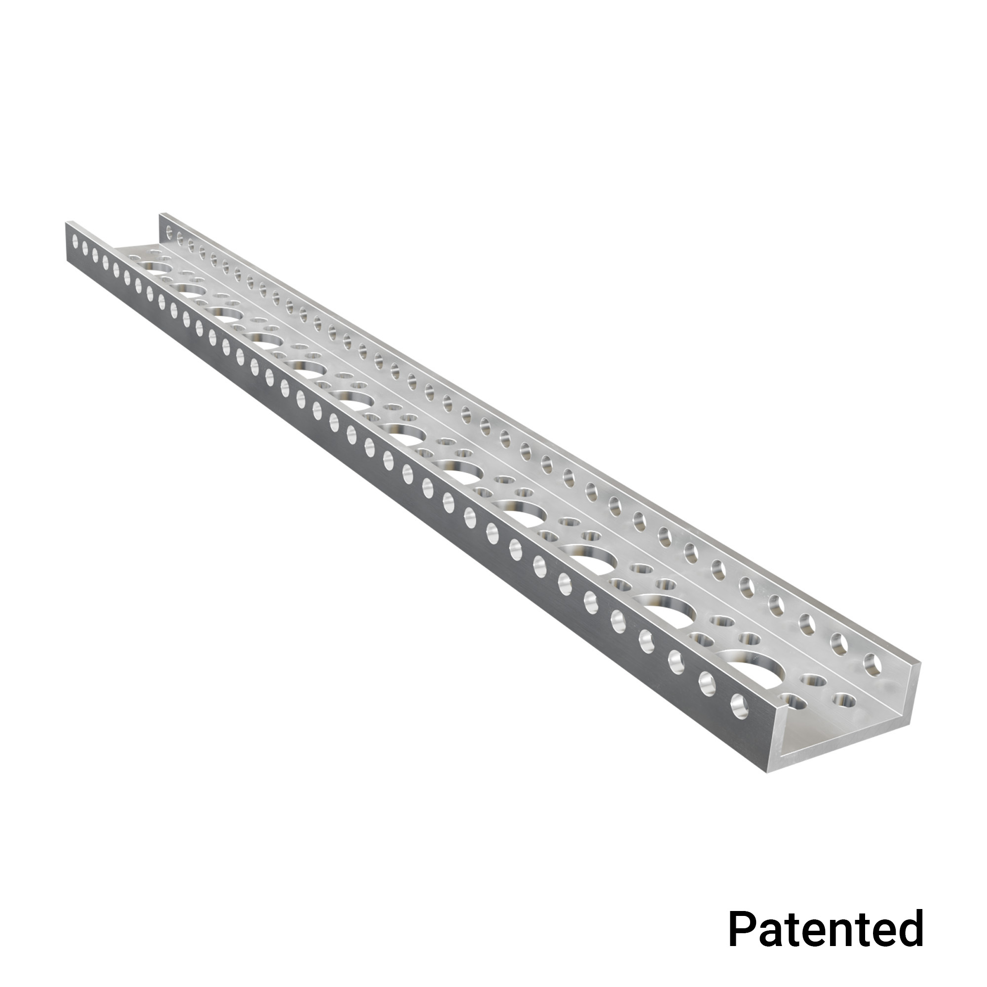 ユータ 1143 Series Mini Low-Side U-Channel (12 Hole, 312mm Length) - goBILDA®