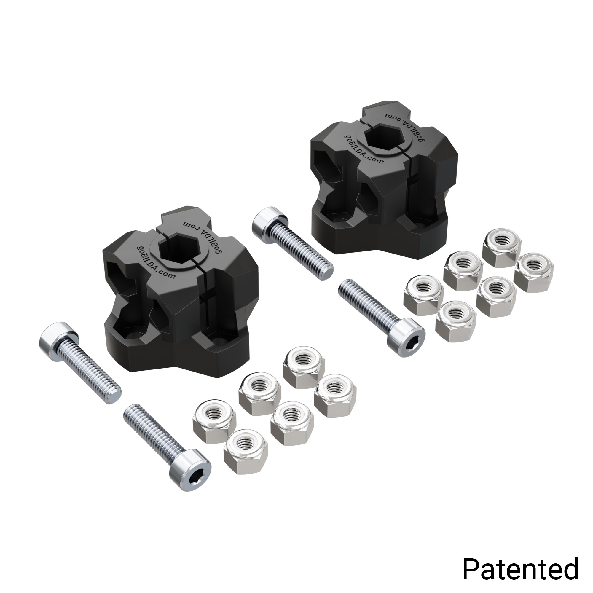 1315 Series Polycarbonate Hyper Hub (8mm REX® Bore) - 2 Pack