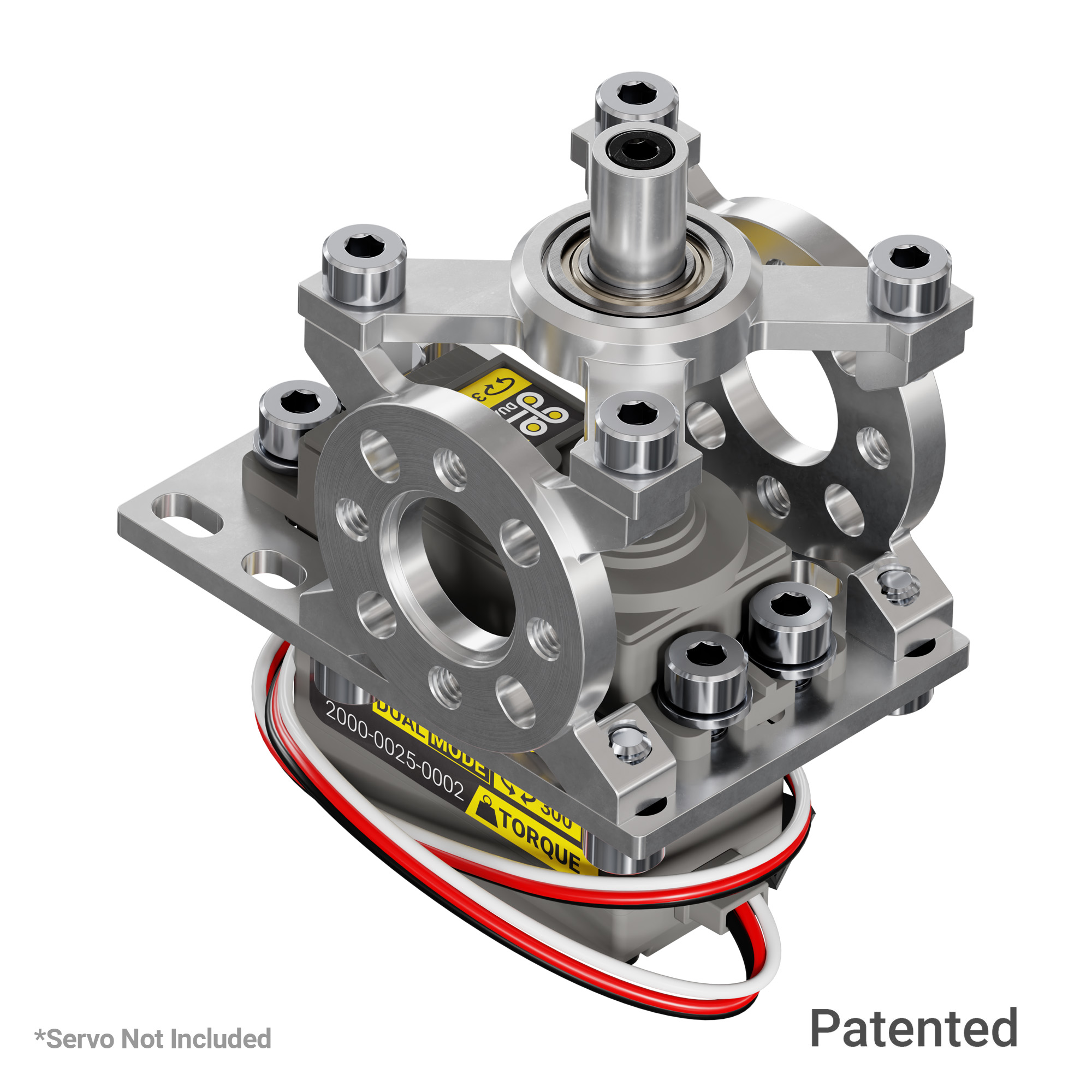 ServoBlock® (Standard Size, 25 Tooth Spline, 8mm OD Shaft) - goBILDA®
