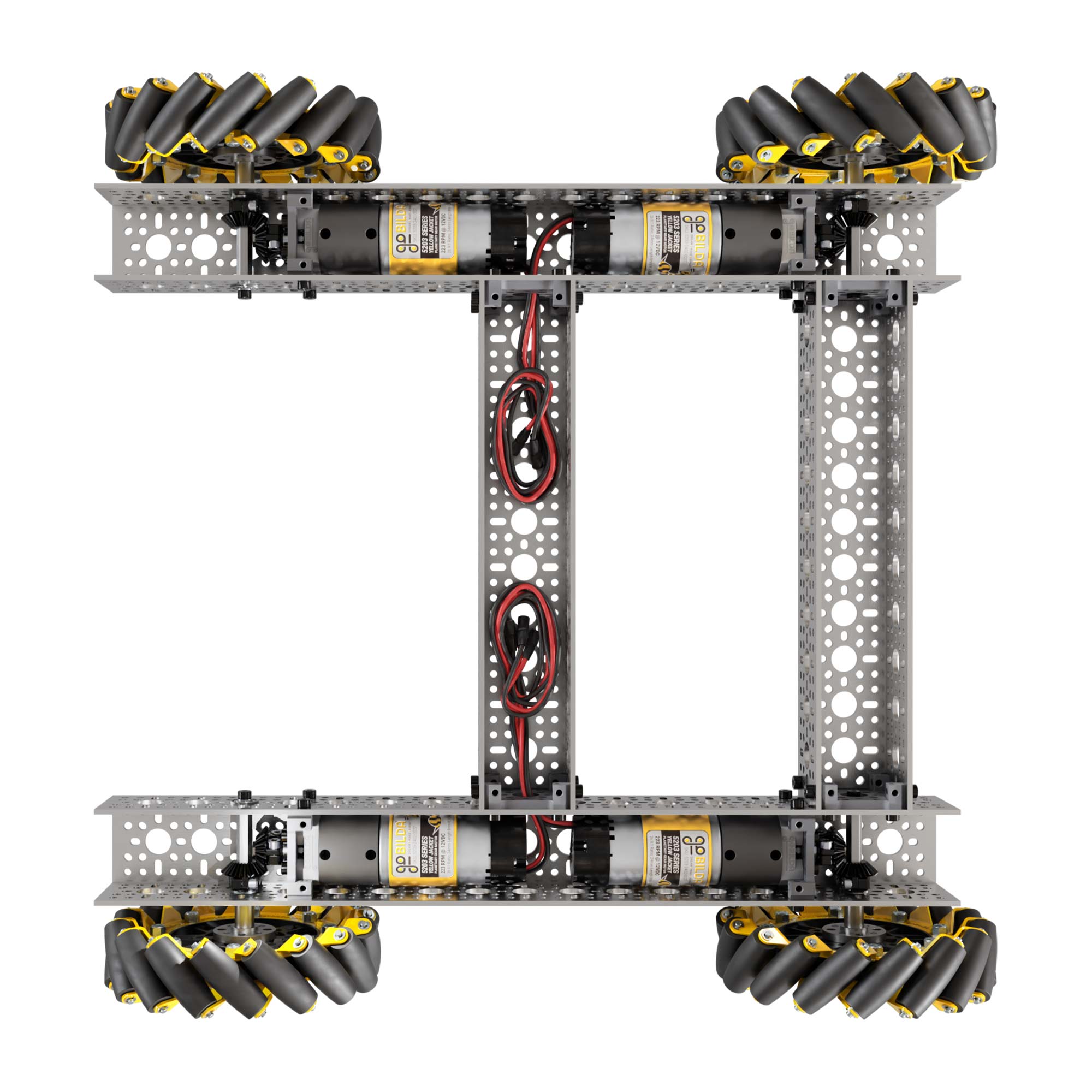Strafer® Chassis Kit (140mm Mecanum Wheels) - goBILDA®