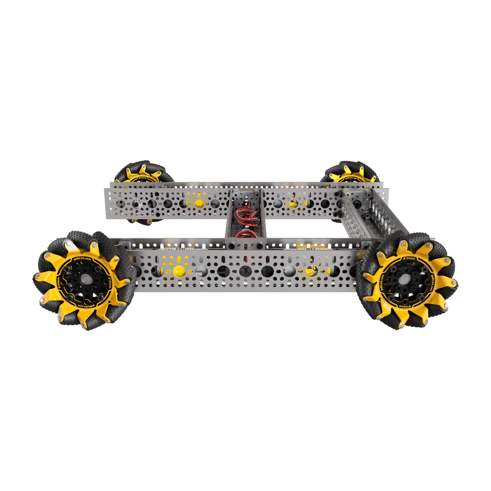 Strafer® Chassis Kit (104mm GripForce™ Mecanum Wheels