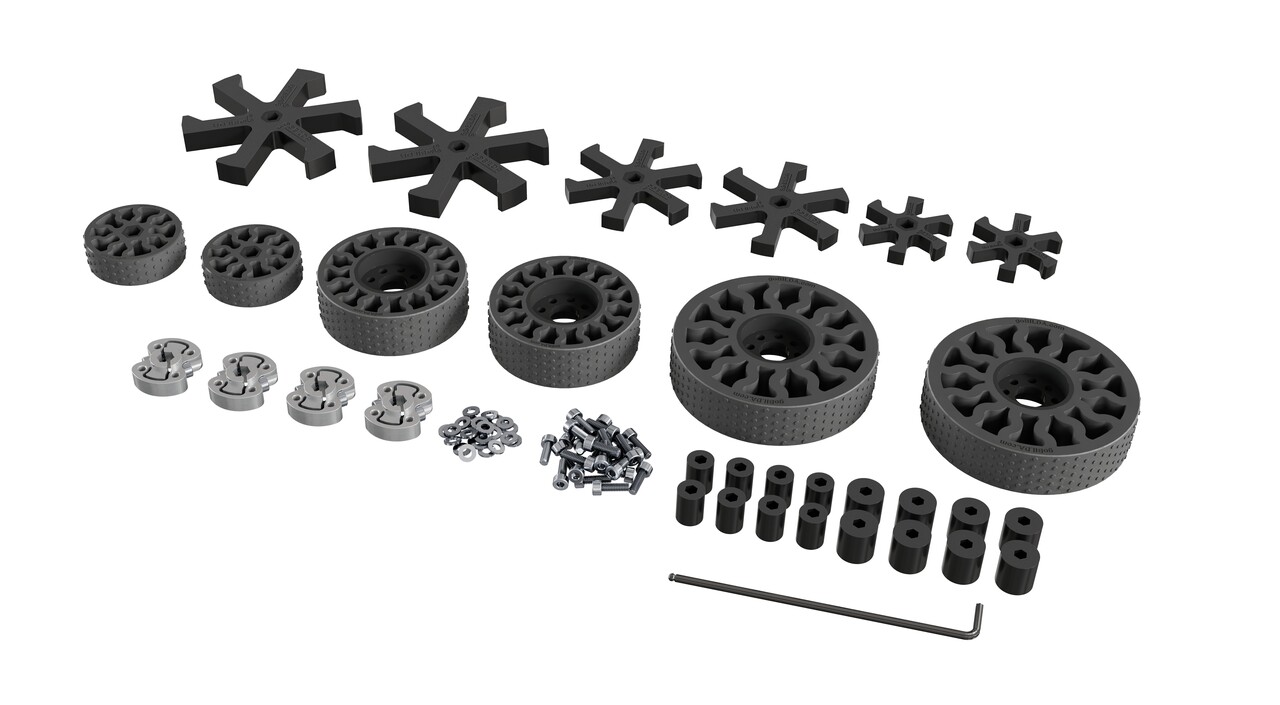 Intake Wheel Starter Pack (8mm REX® Bore) - goBILDA®