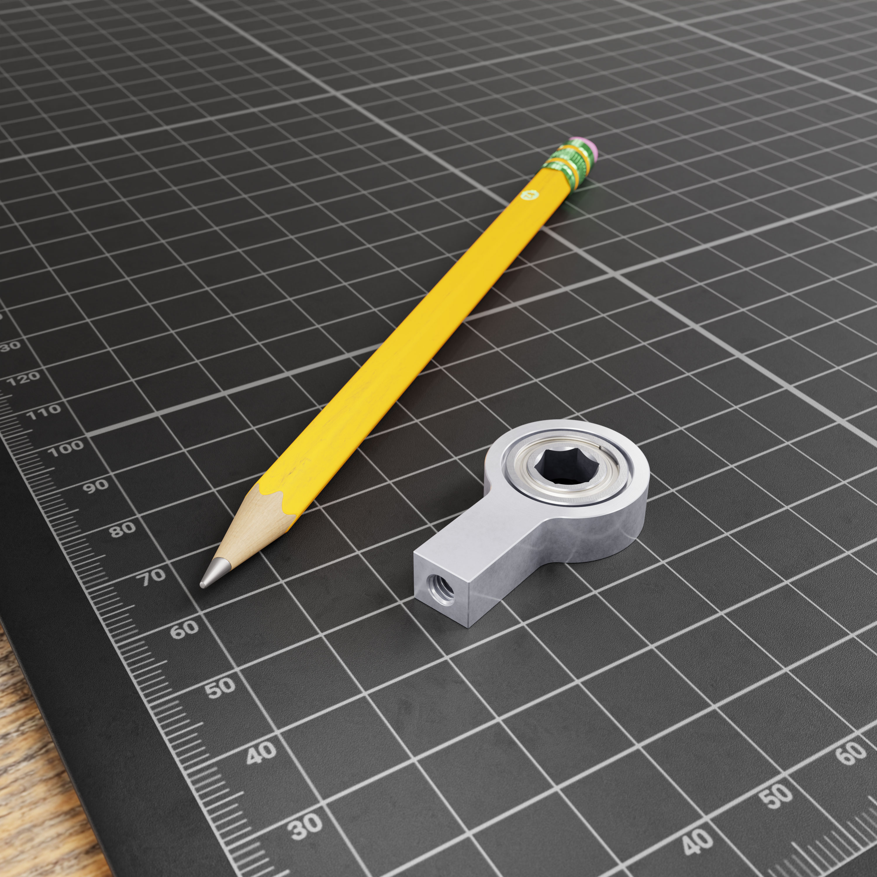 8mm REX™ Bore 1-Side, 1-Post Pillow Block (24mm Height)