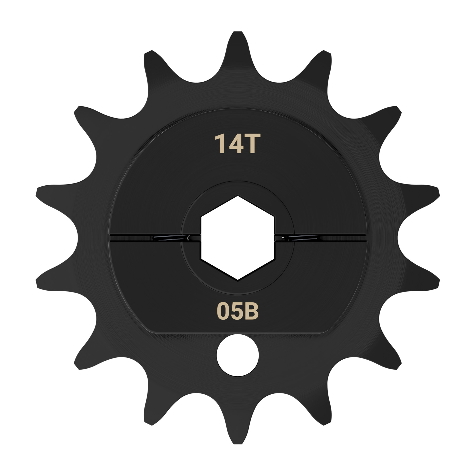 8mm Pitch Steel Clamping Sprocket (8mm REX® Bore, 14 Tooth)