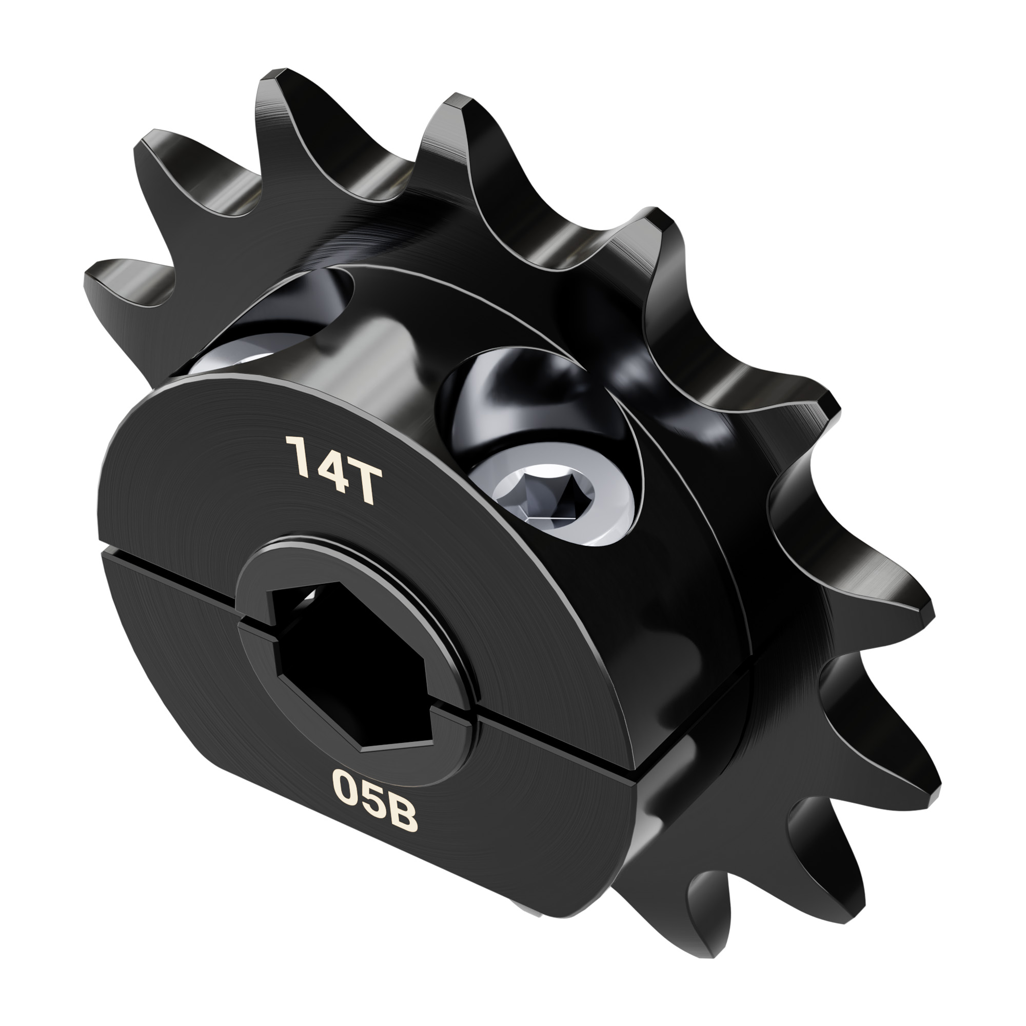 8mm Pitch Steel Clamping Sprocket (8mm REX® Bore, 14 Tooth)