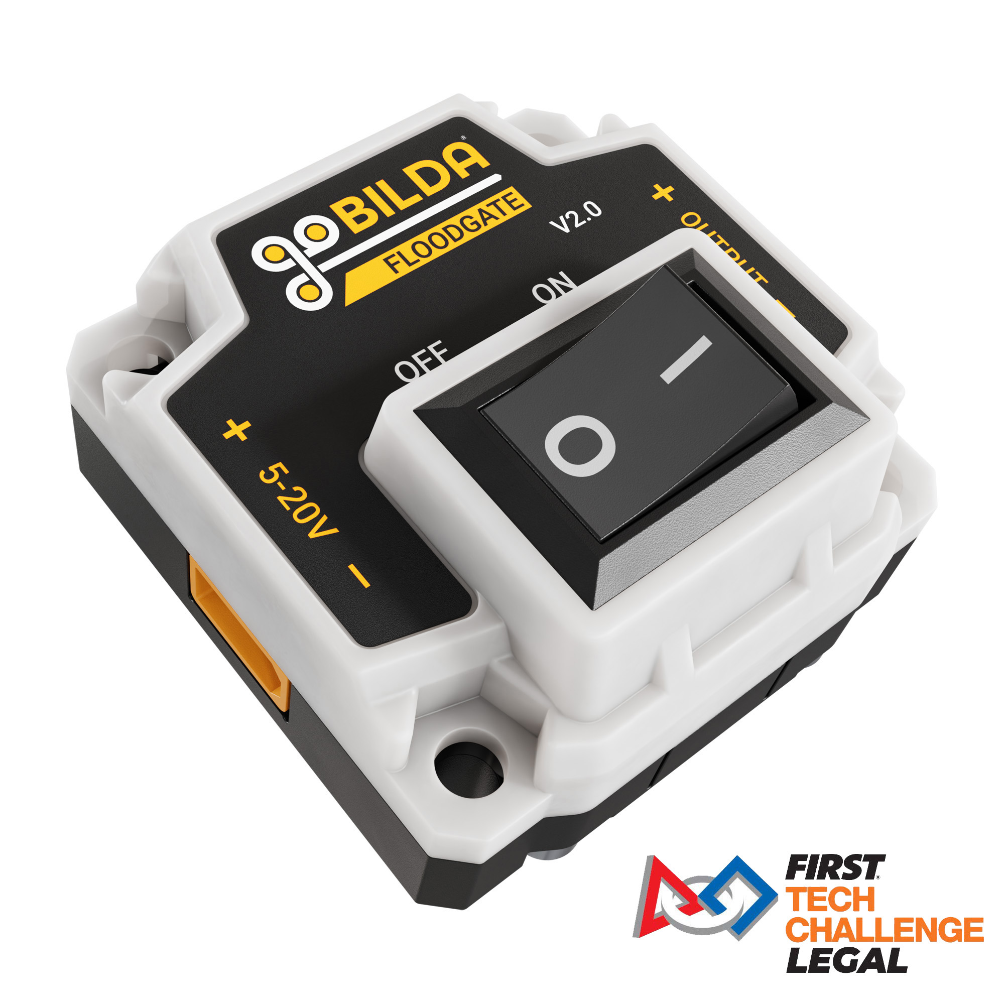 スイッチ Floodgate Power Switch (XT30, Current Sensing) - goBILDA®