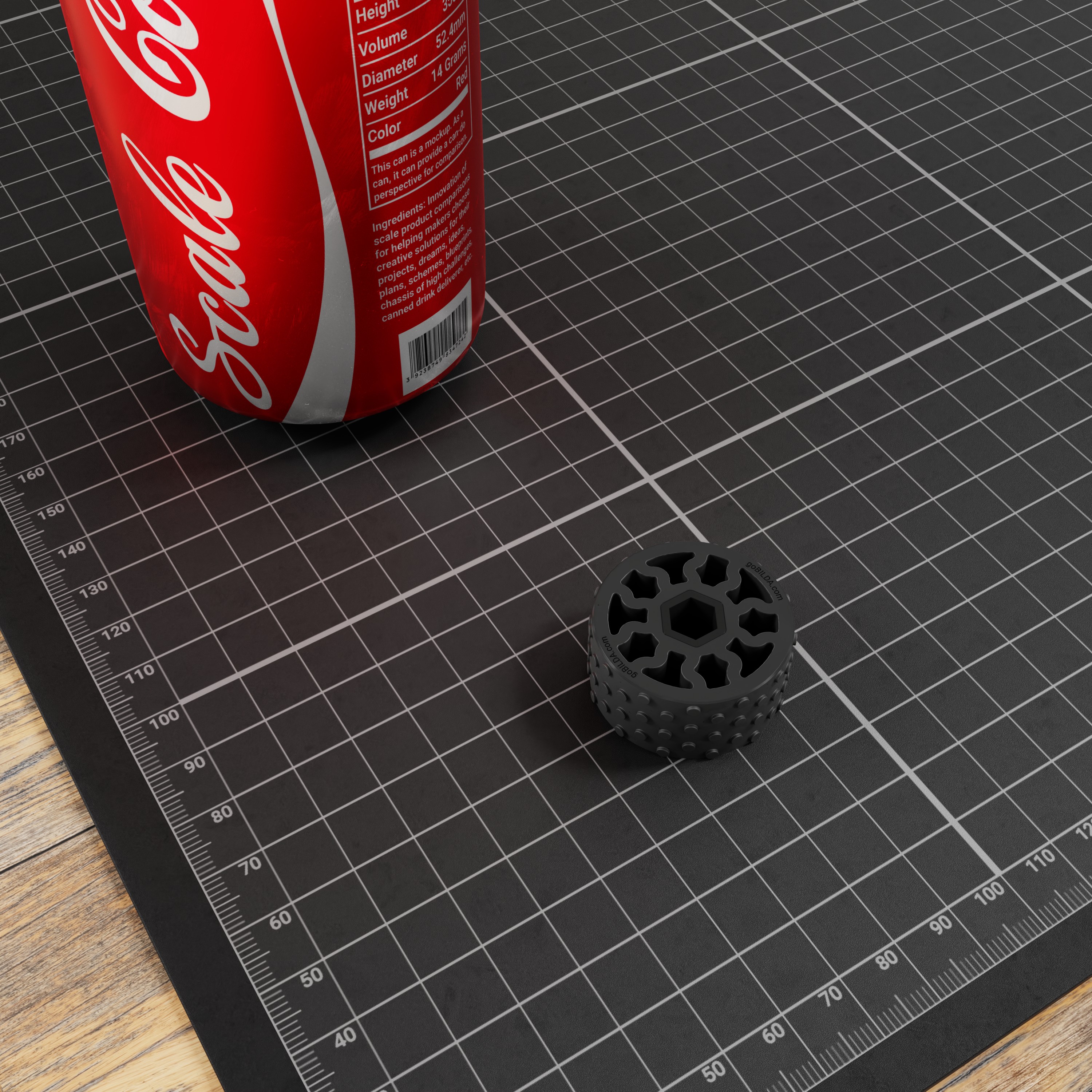 GripForce Gecko™ Wheel (8mm REX™ Bore, 32mm Diameter)