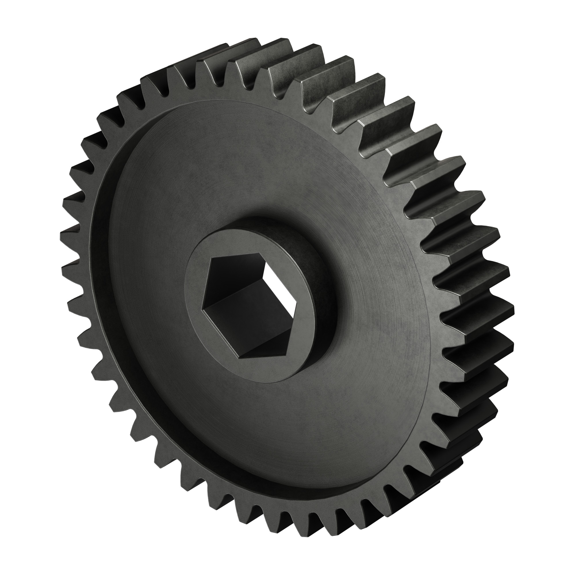 Slip-Fit Steel Pinion Gear (8mm REX® Bore, MOD 0.8, 40T) - goBILDA®