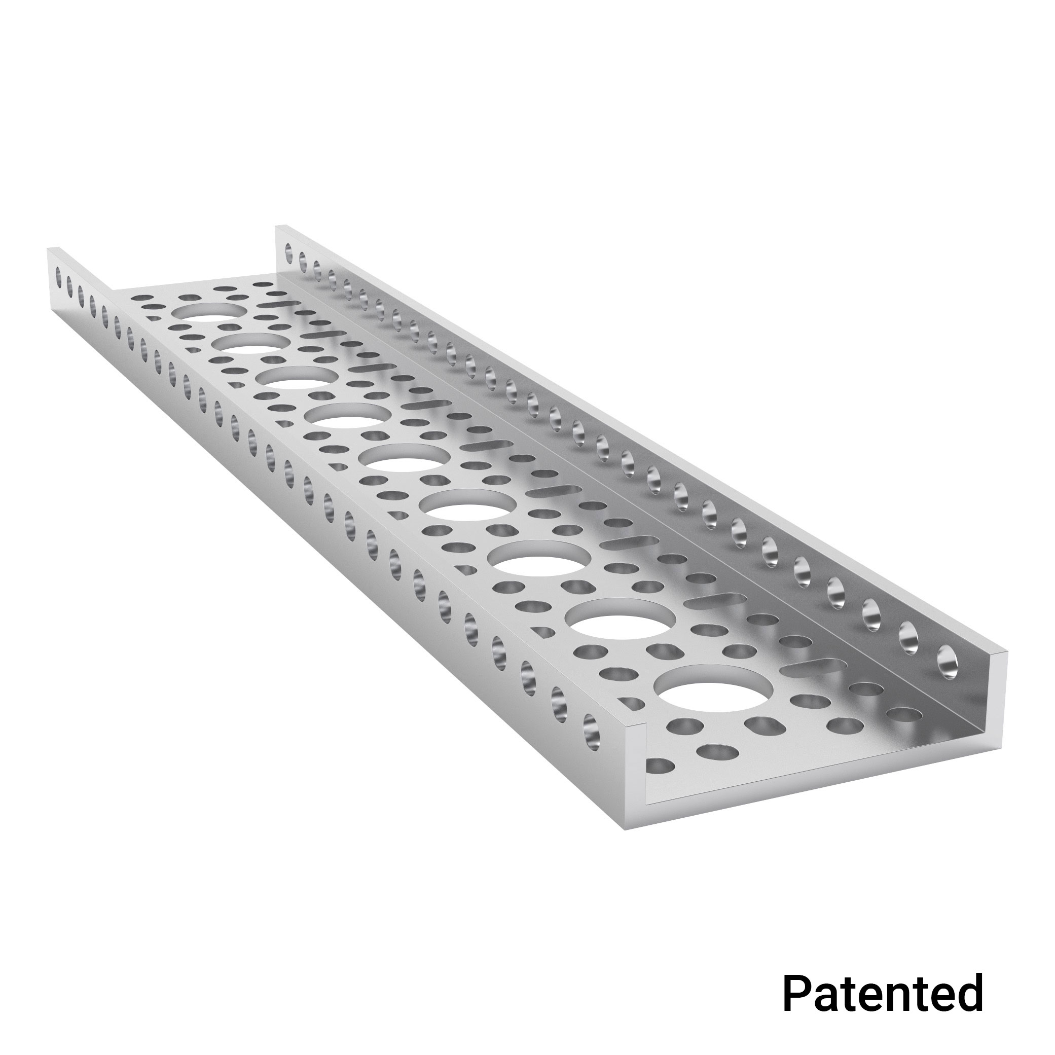 1121 Series Low-Side U-Channel (9 Hole, 240mm Length) - goBILDA®