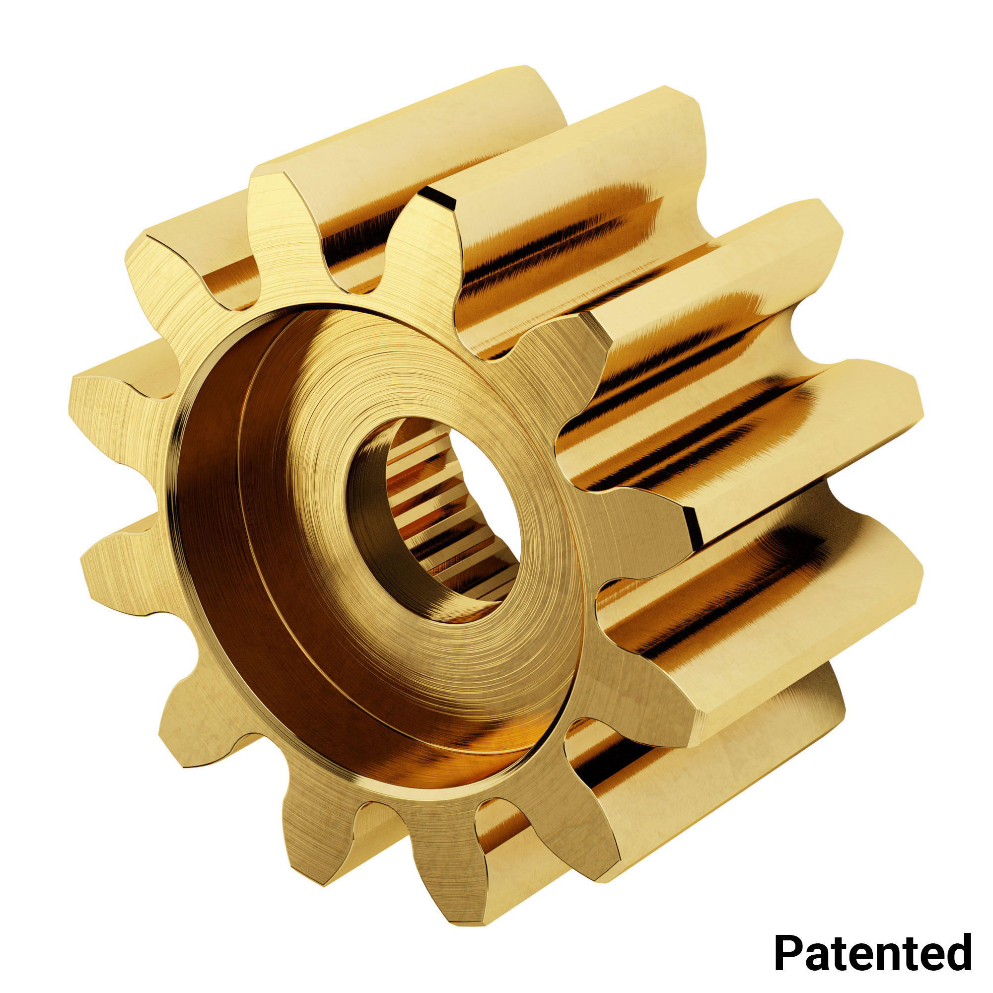 2305 Series Brass, MOD 0.8, Servo Gear (25 Tooth Spline, 12 Tooth