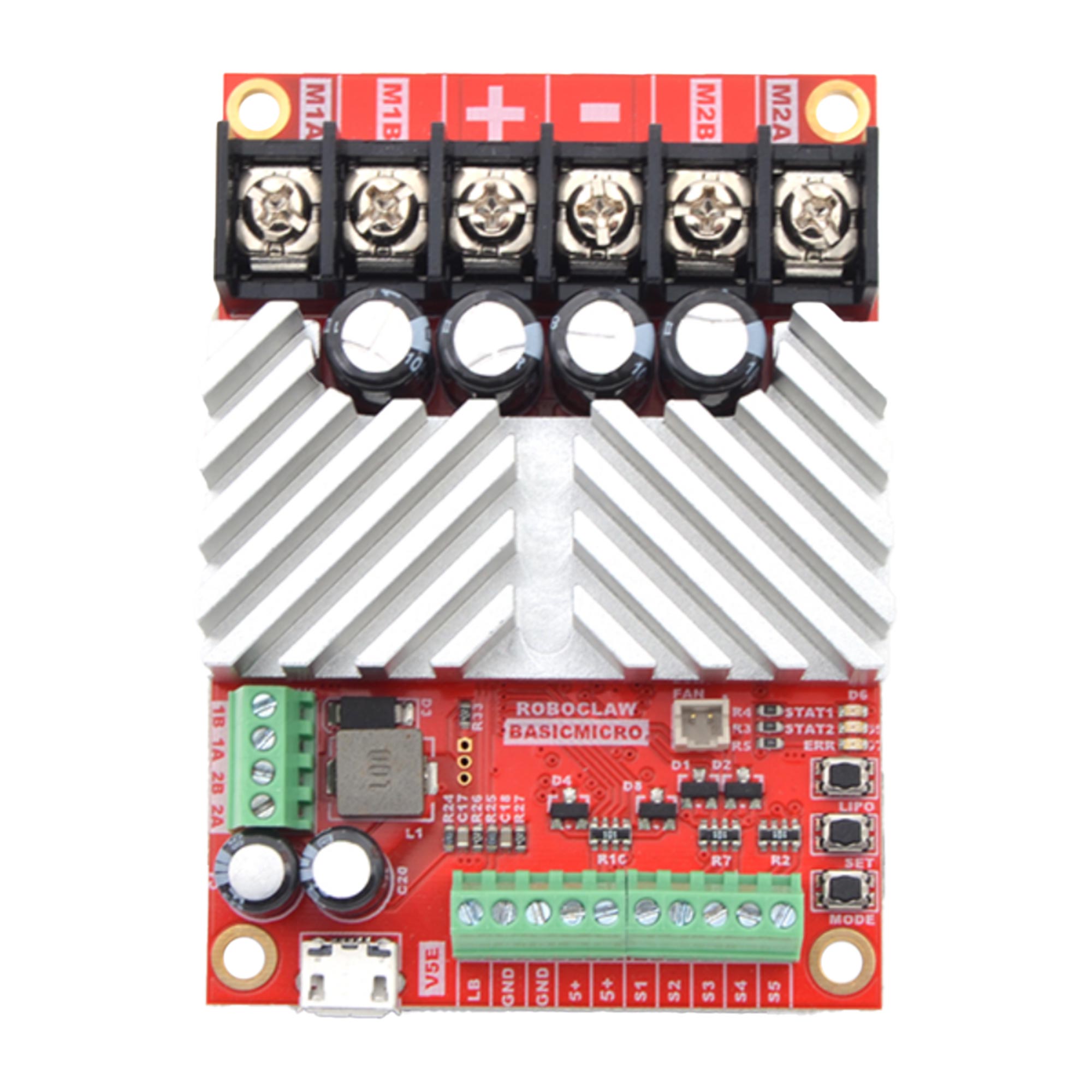 RoboClaw ST 2x45A Motor Controller - goBILDA®