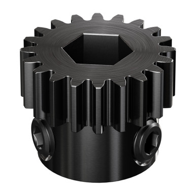 2303 Series Steel, MOD 0.8 Pinion Gear (8mm REX™ Bore, 20 Tooth