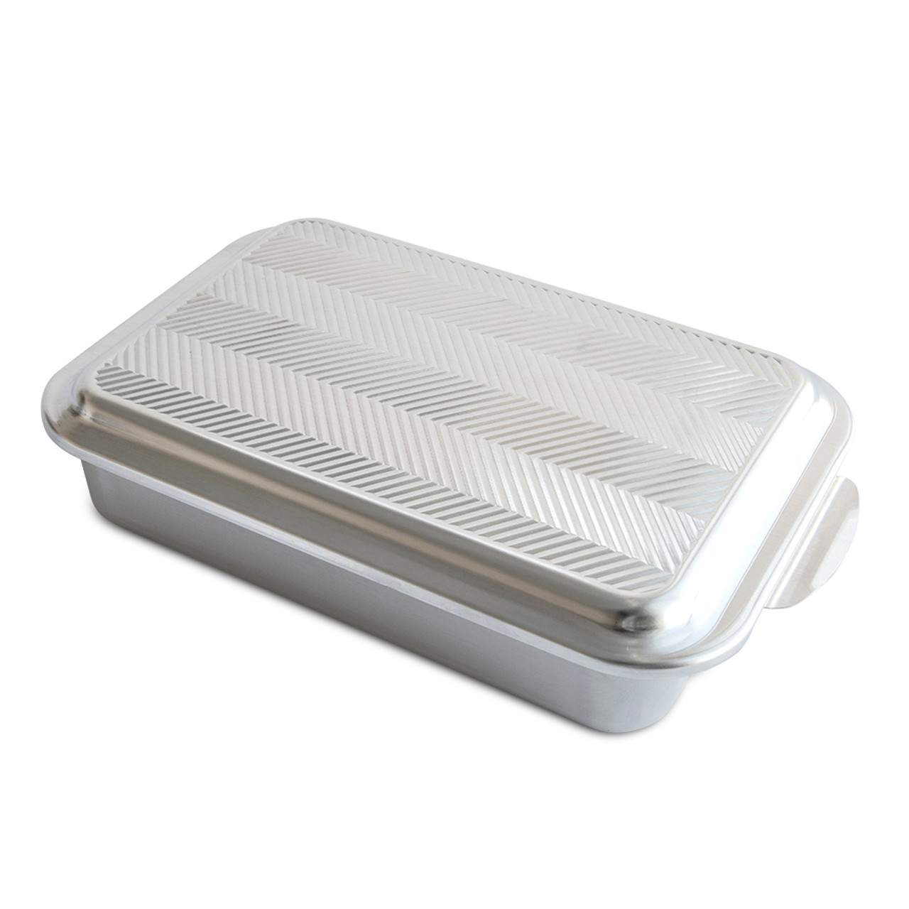 Nordic Ware Aluminum Prism 13 X 18 High-Sided Sheet Cake Pan, Silver 