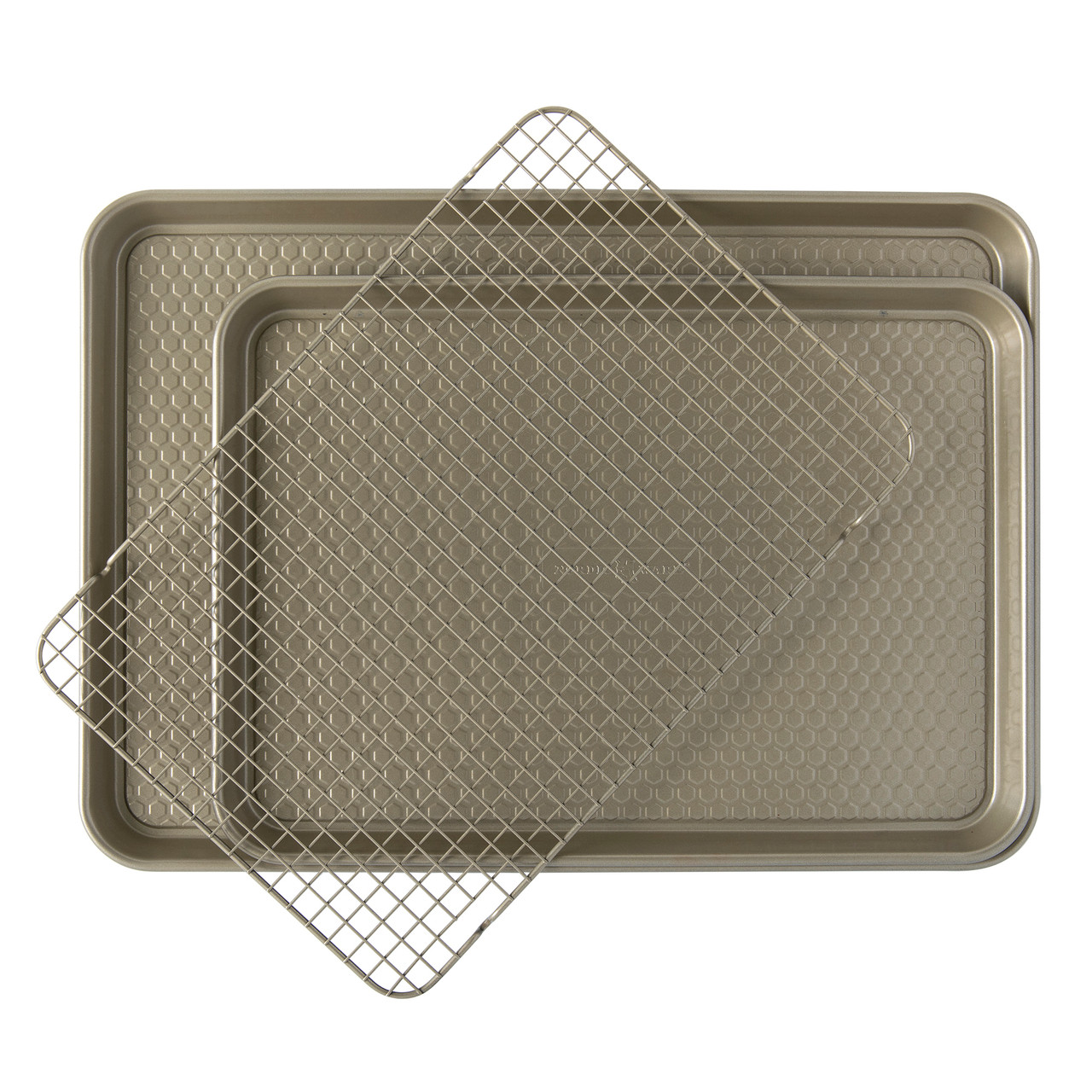 Nordic Ware Baking and Cooling Rack Set- Gold, 3 Pieces - Fry's