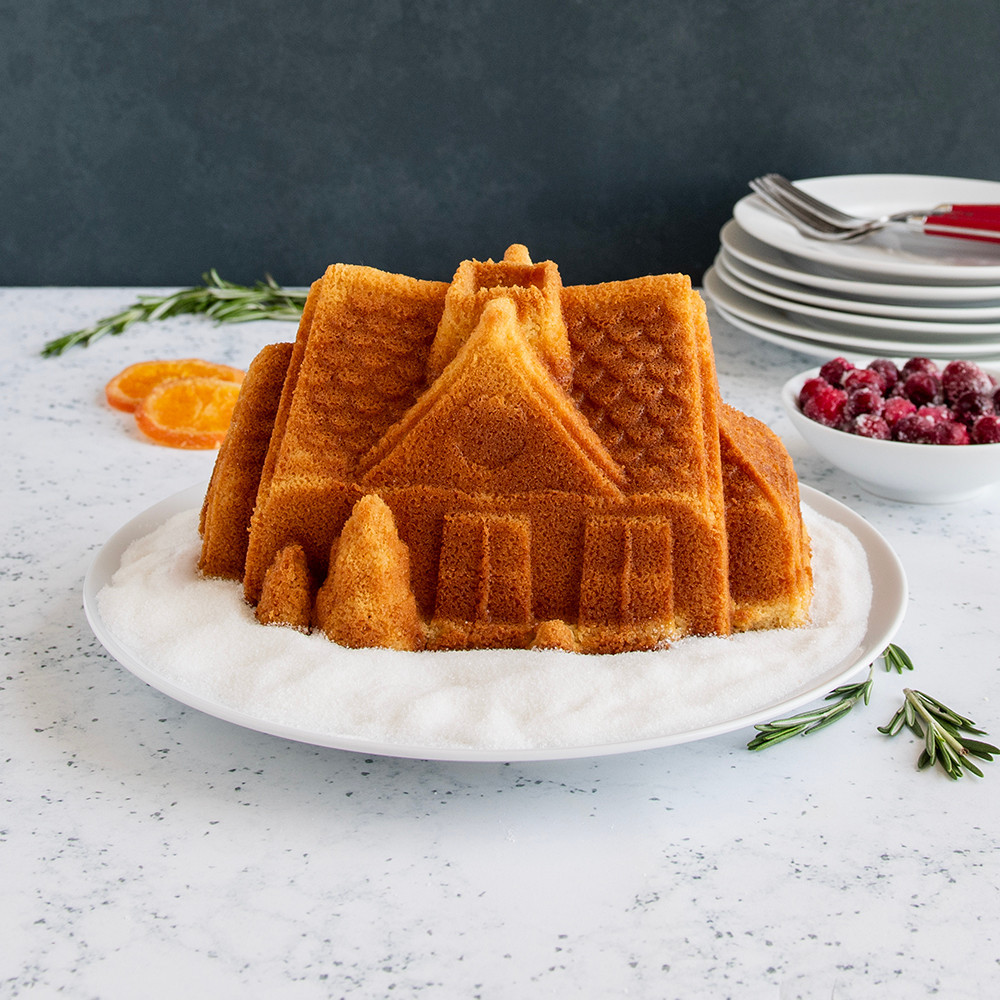 Gingerbread House Bundt Pan Bakeware Nordic Ware