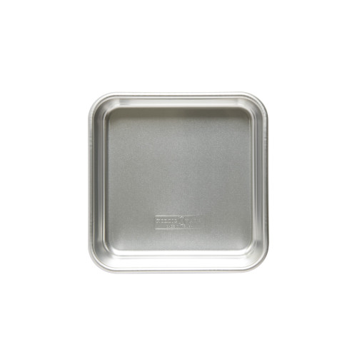 Nordic Ware aluminum square cake pan, 9-inch with straight sides and natural silver finish