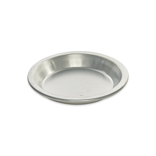 Nordic Ware Naturals aluminum pie pan, 9-inch round with fluted edges, natural silver finish