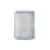 overhead of brilliant 9x13 pan with lid on white background