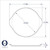 nordic ware pizza & baking steel pan technical drawing with measurements