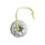 Braided Ornament Silver - a stunning silver ornament with intricate design and craftsmanship placed on a white background.
