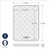 Nordic Ware Naturals aluminum half sheet pan with vintage starburst embossed bottom pattern, natural finish