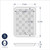 vintage starburst quarter sheet dimensional drawing
