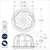 swirl bundt with cake keeper technical drawing