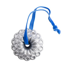 Silver Crown Bundt Ornament