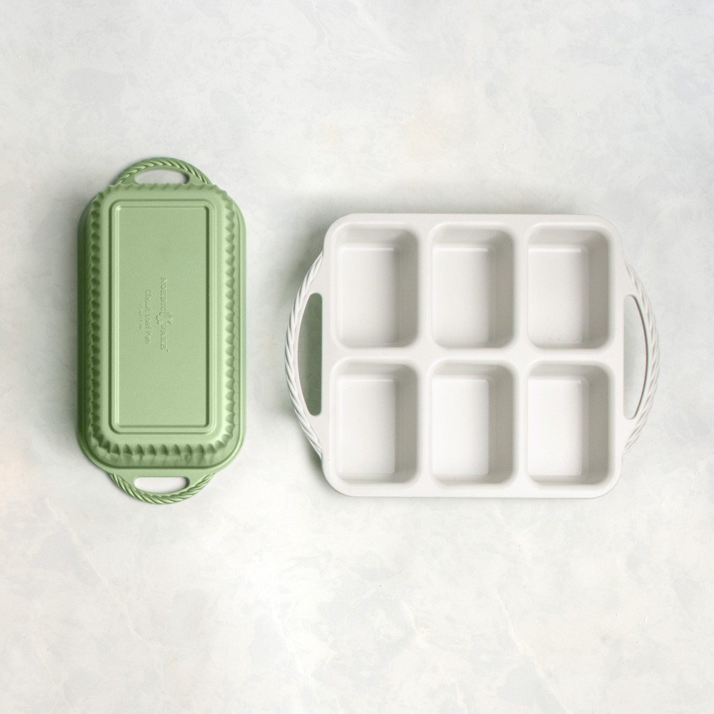 cardamom bakeware loaf and mini loaf pans