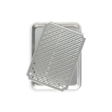 Quarter Sheet with Multi Task Rack on white background