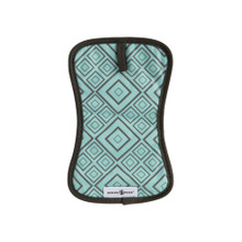 nordic ware hot pad made of cotton with geometric silicone grip design