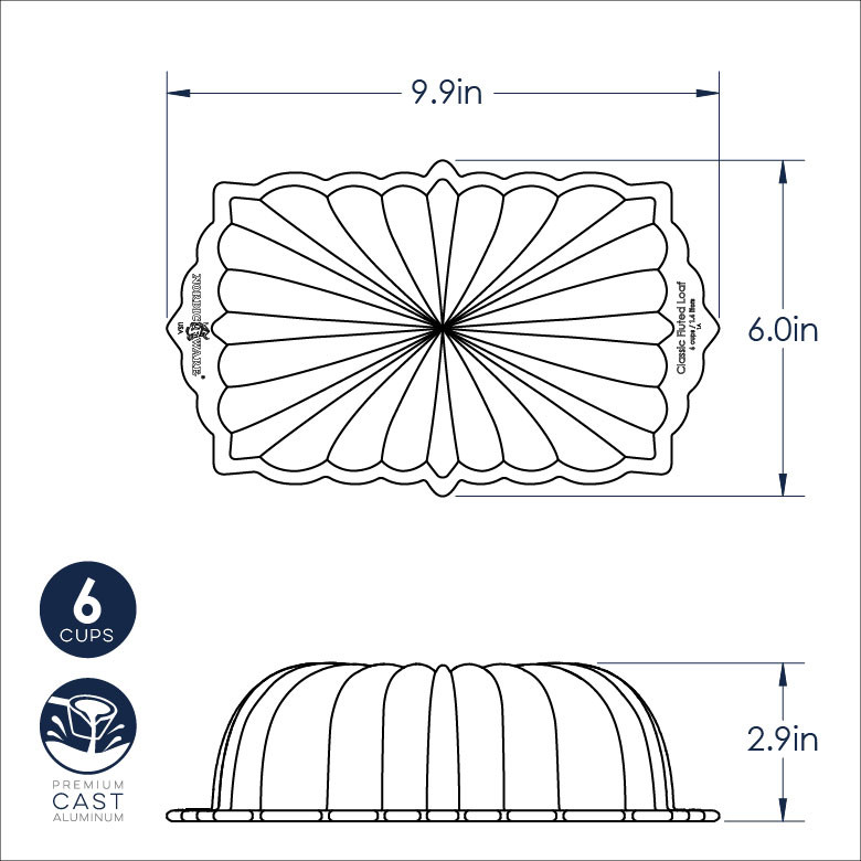 Classic Fluted Loaf Pan - Nordic Ware