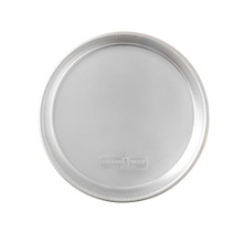 Nordic Ware aluminum round cake pan, 9-inch diameter, natural silver finish with straight sides