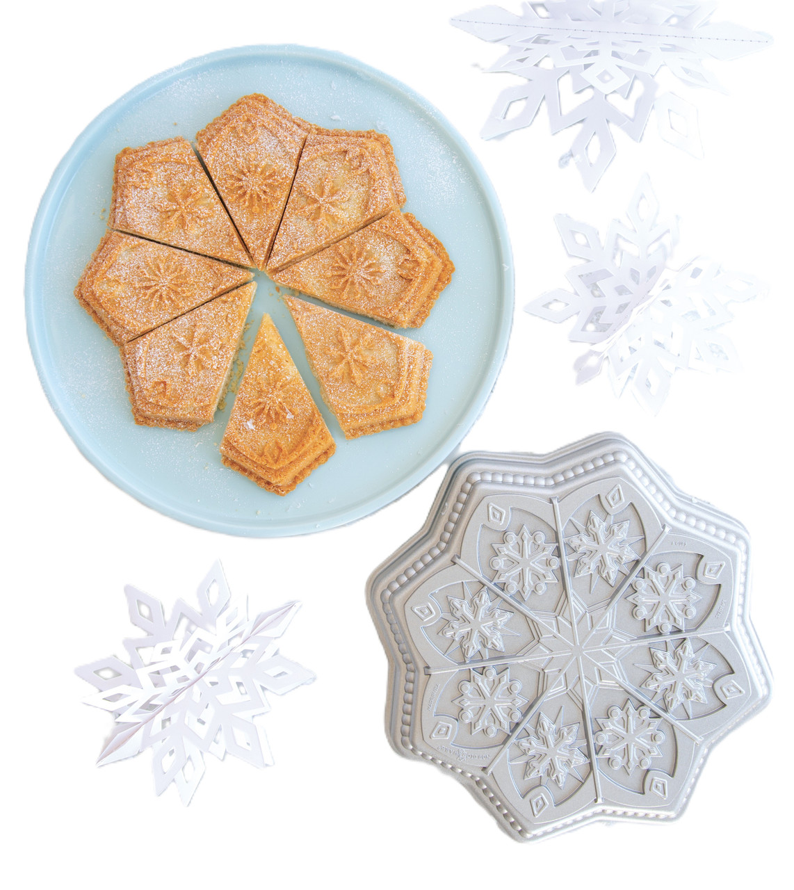 Sweet Snowflakes Shortbread Pan - Nordic Ware