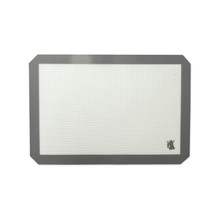Nordic Ware rectangular silicone baking mat with grey border trim, non-stick surface for even baking