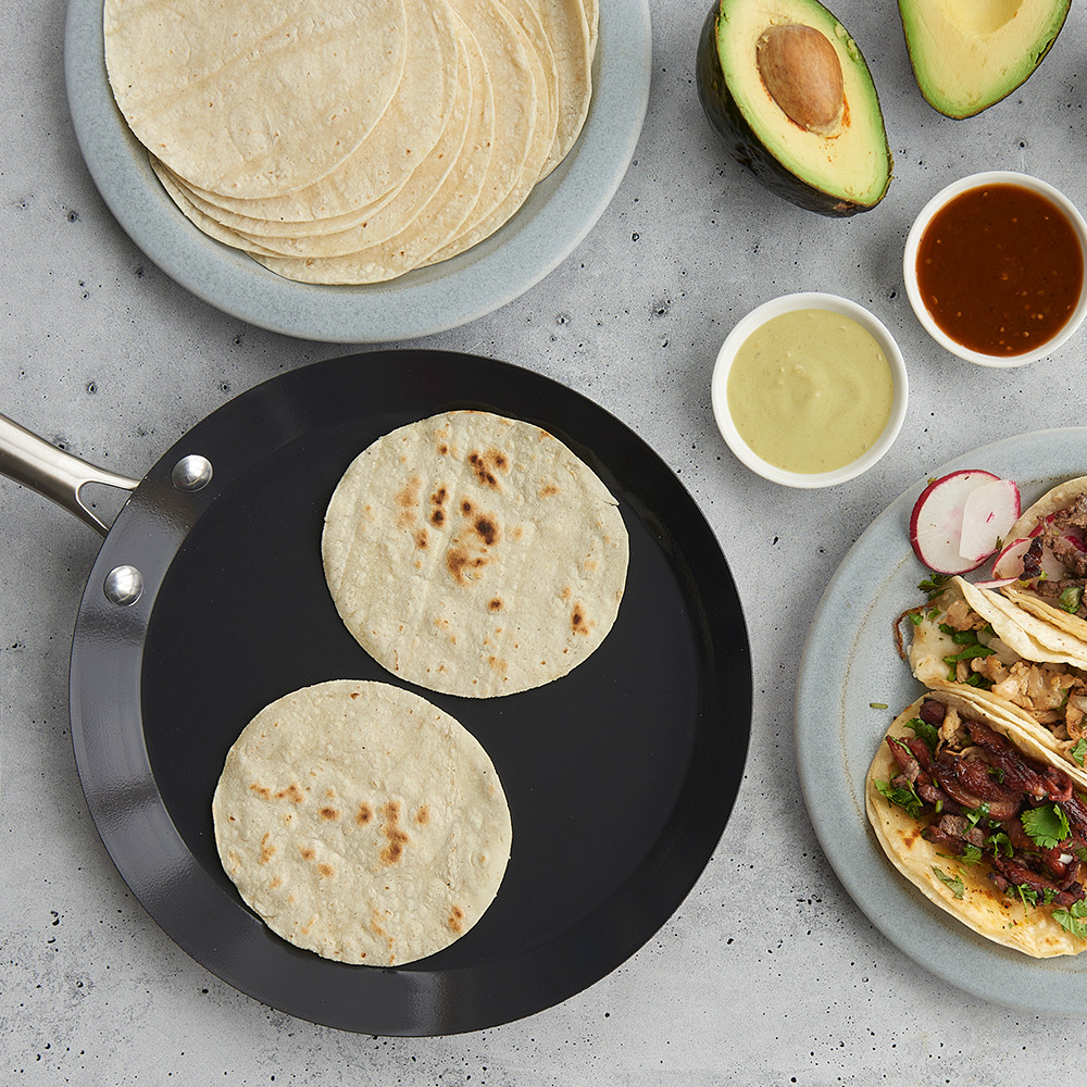 Nordic Ware Traditional French Steel Crepe Pan 10-in. - Thumbnail 4