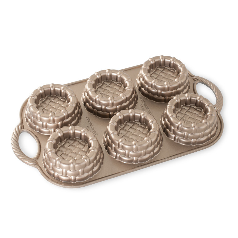 Shortcake Baskets Pan | Cast Aluminum Bakeware | Nordic Ware