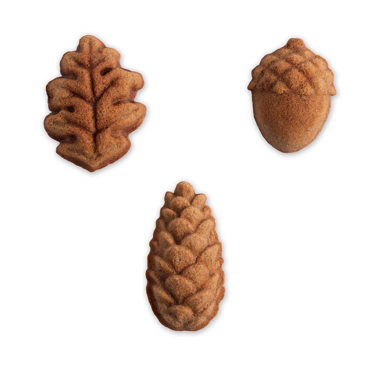 【新品】ノルディックウェア Cakelet Pan 小さなモミの木 Woodland Cakelet Pan | Mini Cake Pans | Fall Bakeware | Nordic Ware