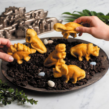Dinosaur Cakelet Pan | Cast Aluminum Bakeware | Nordic Ware