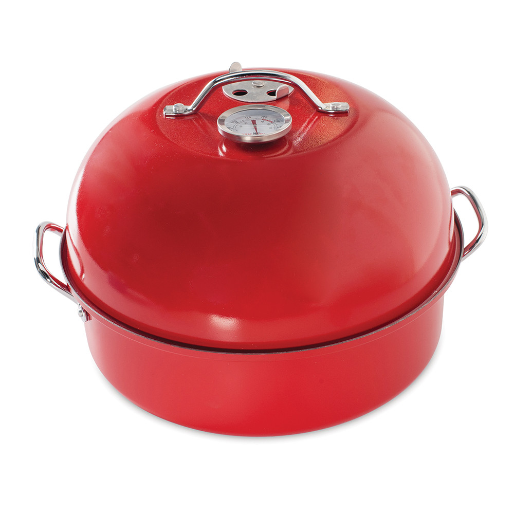 Red Kettle Smoker for Stovetop & Outdoor Cooking | Nordic Ware