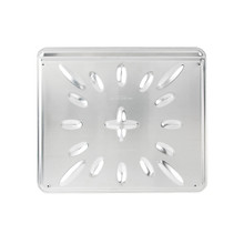 Nordic Ware Naturals aluminum insulated baking sheet, rectangular pan showing underside air gap construction