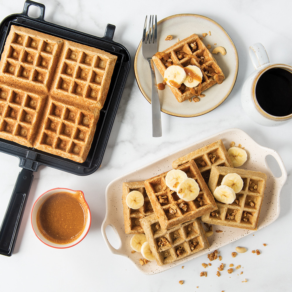 Original Stovetop Belgian Waffler | Cast Aluminum Cookware