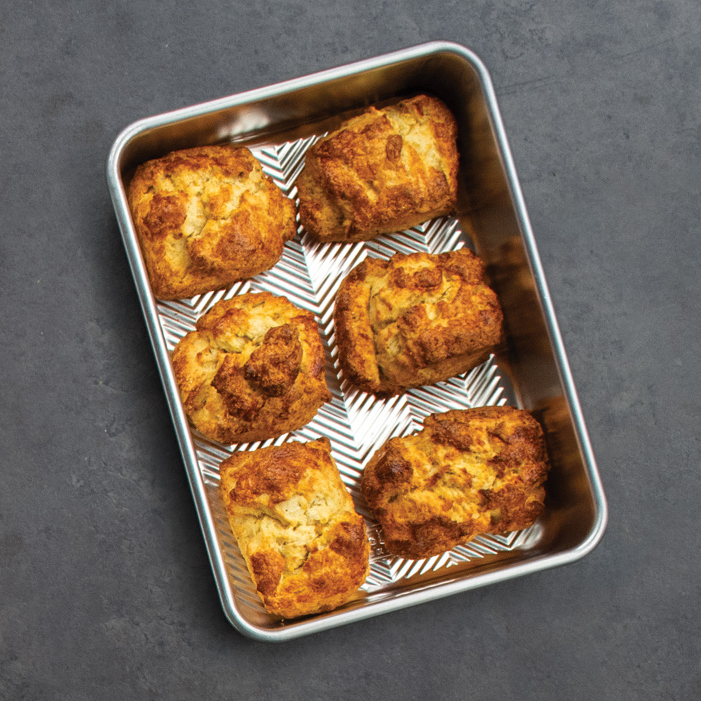 golden brown rolls baked with nordic ware 9x13 prism pan