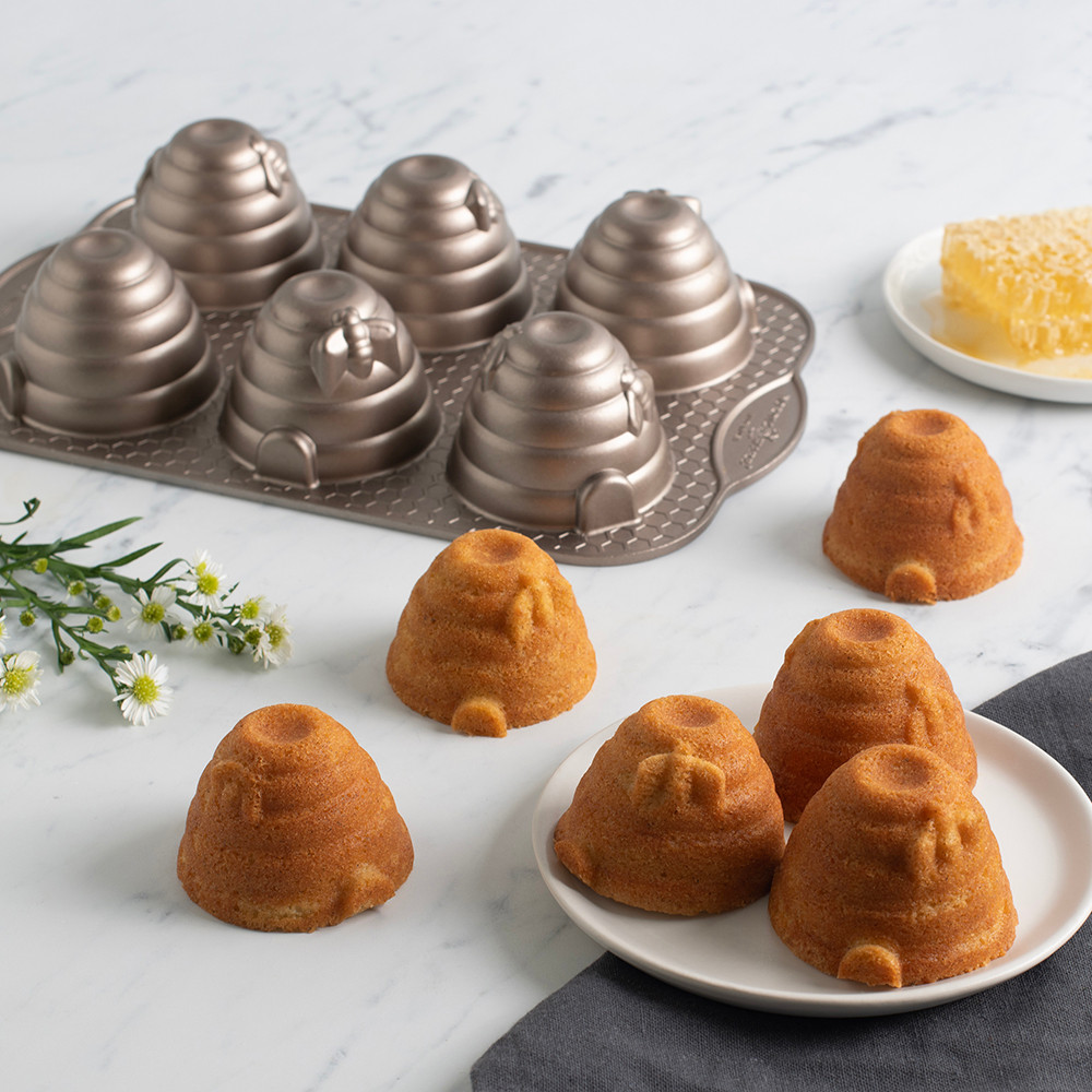 Beehive Cakelet Pan | Cast Aluminum Bakeware | Nordic Ware