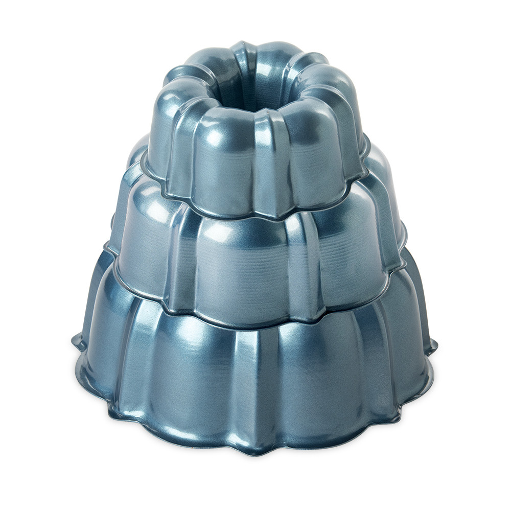 3 Piece Tiered Bundt® Pan Set | Cast Aluminum Bakeware | Nordic Ware