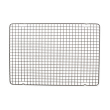 Nordic Ware chrome-plated steel cooling grid, rectangular with fine wire mesh pattern, silver finish
